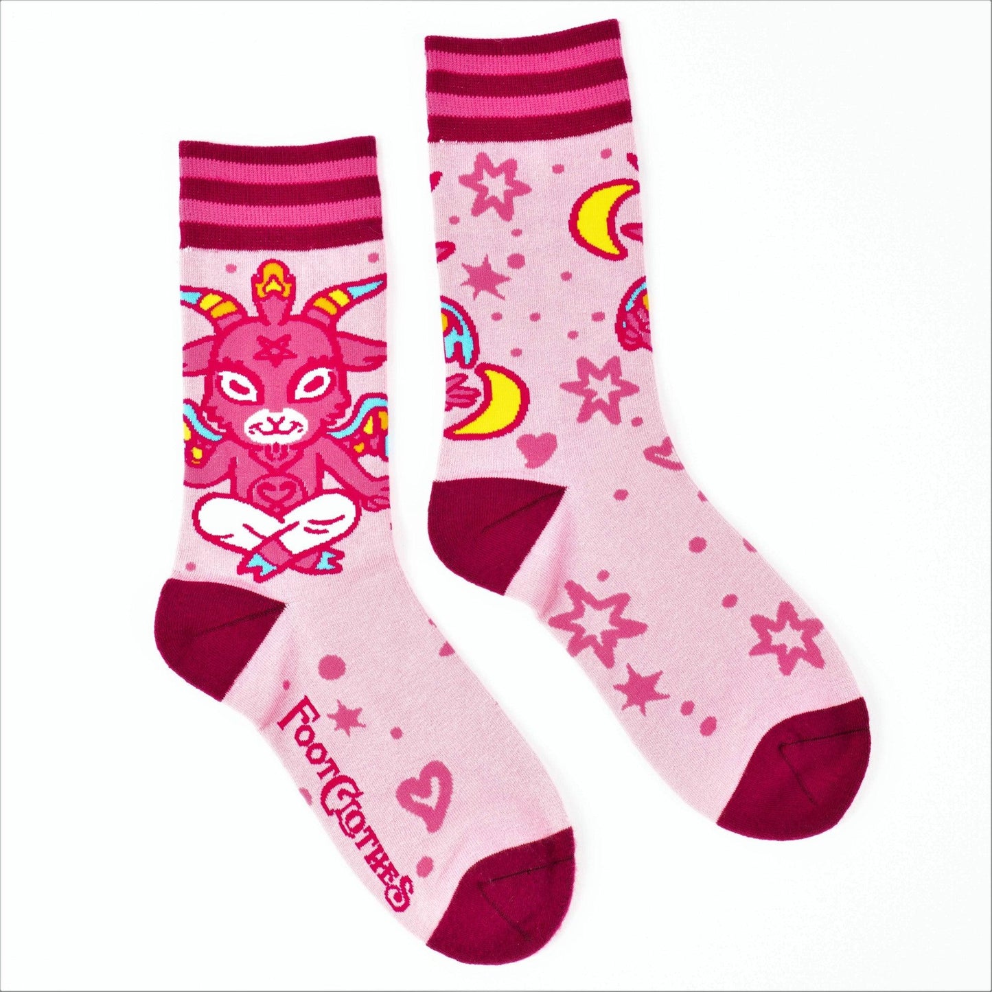 Cute Baphomet Goat Socks