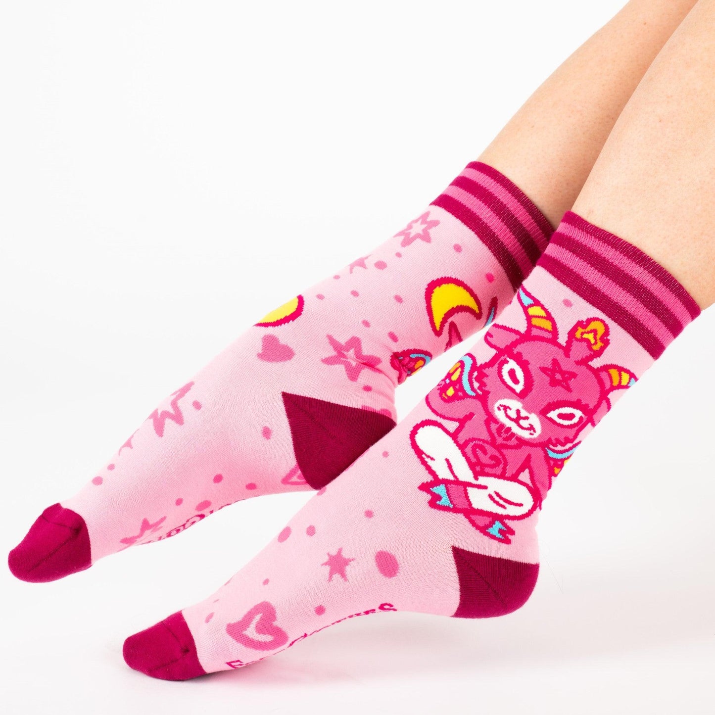 Cute Baphomet Goat Socks