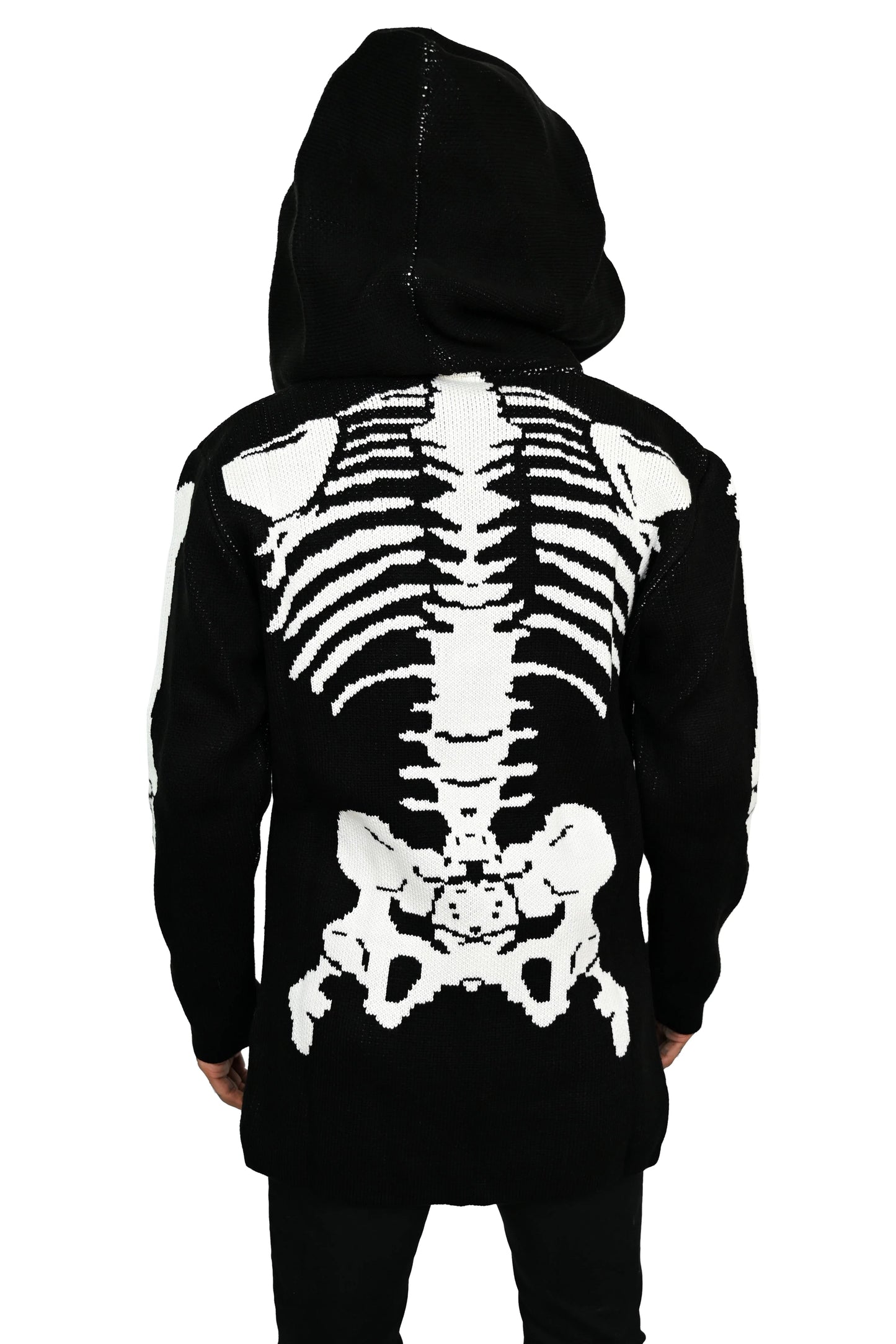 Skeleton Zip Up Hoodie - FOXBLOOD