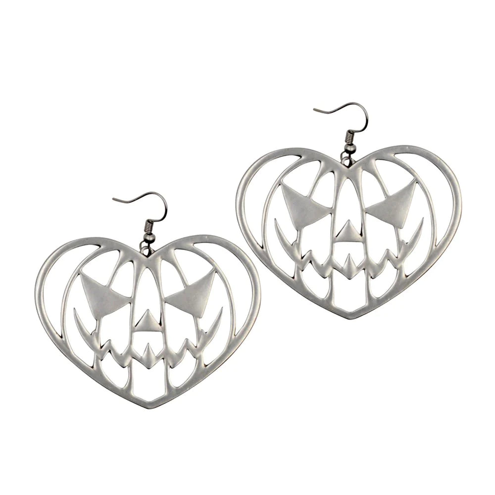 Pumpkin Heart Earring