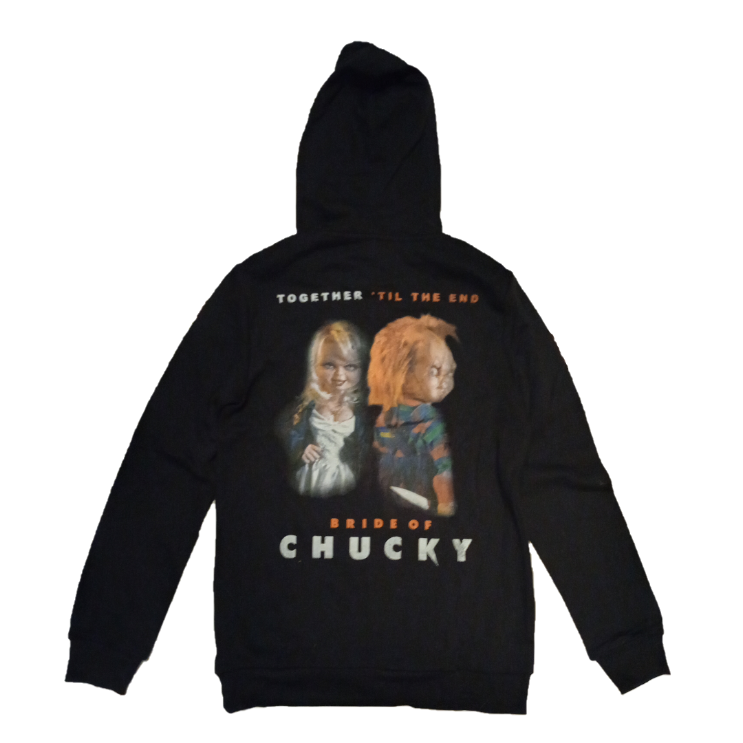 Bride of Chucky Distressed Hoodie - Black