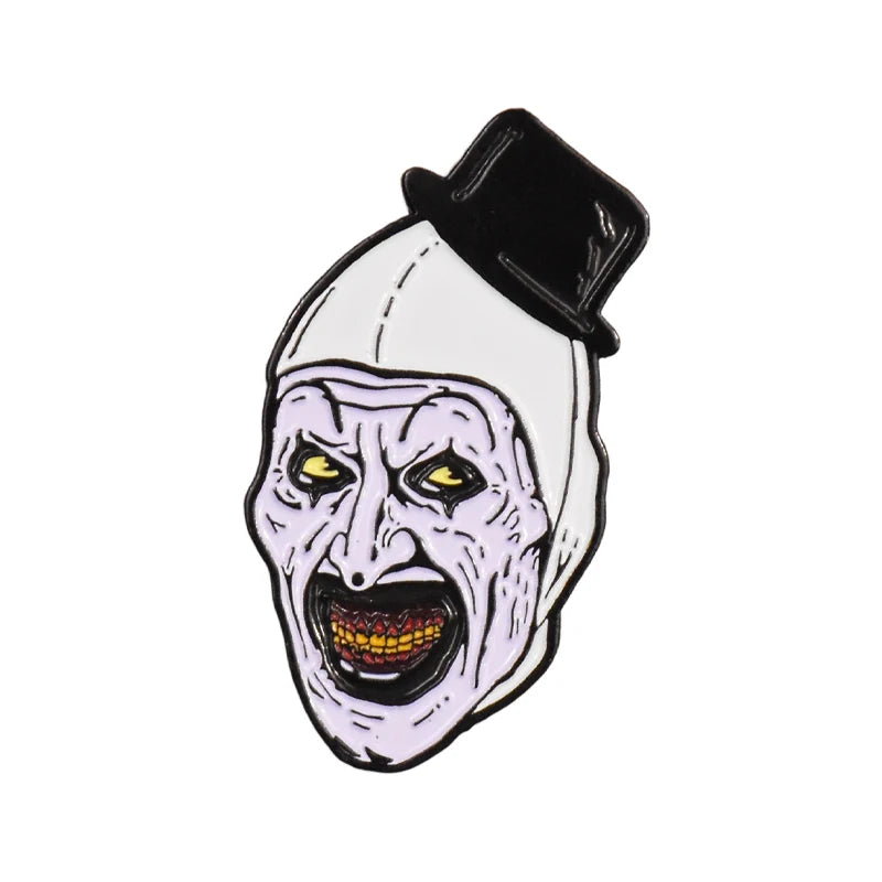 Terrifier Art the Clown Enamel Pin