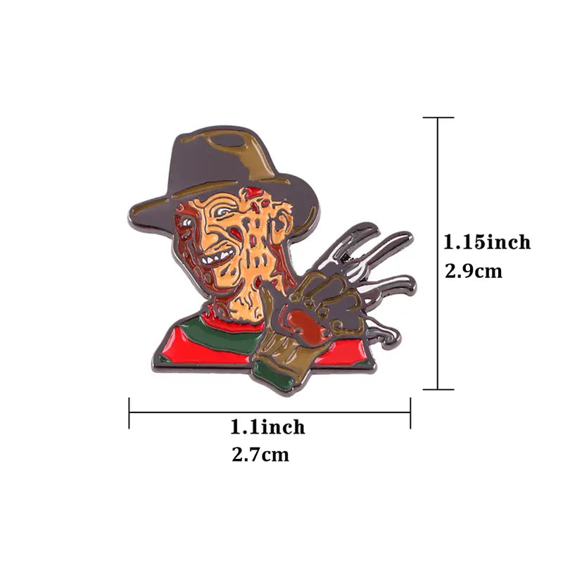 Freddy Krueger Enamel Pin - A Nightmare on Elm Street
