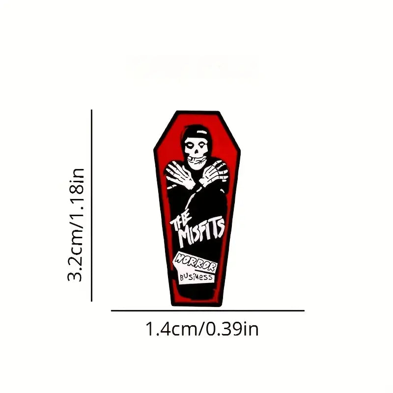 The Misfits Horror Business Enamel Pin