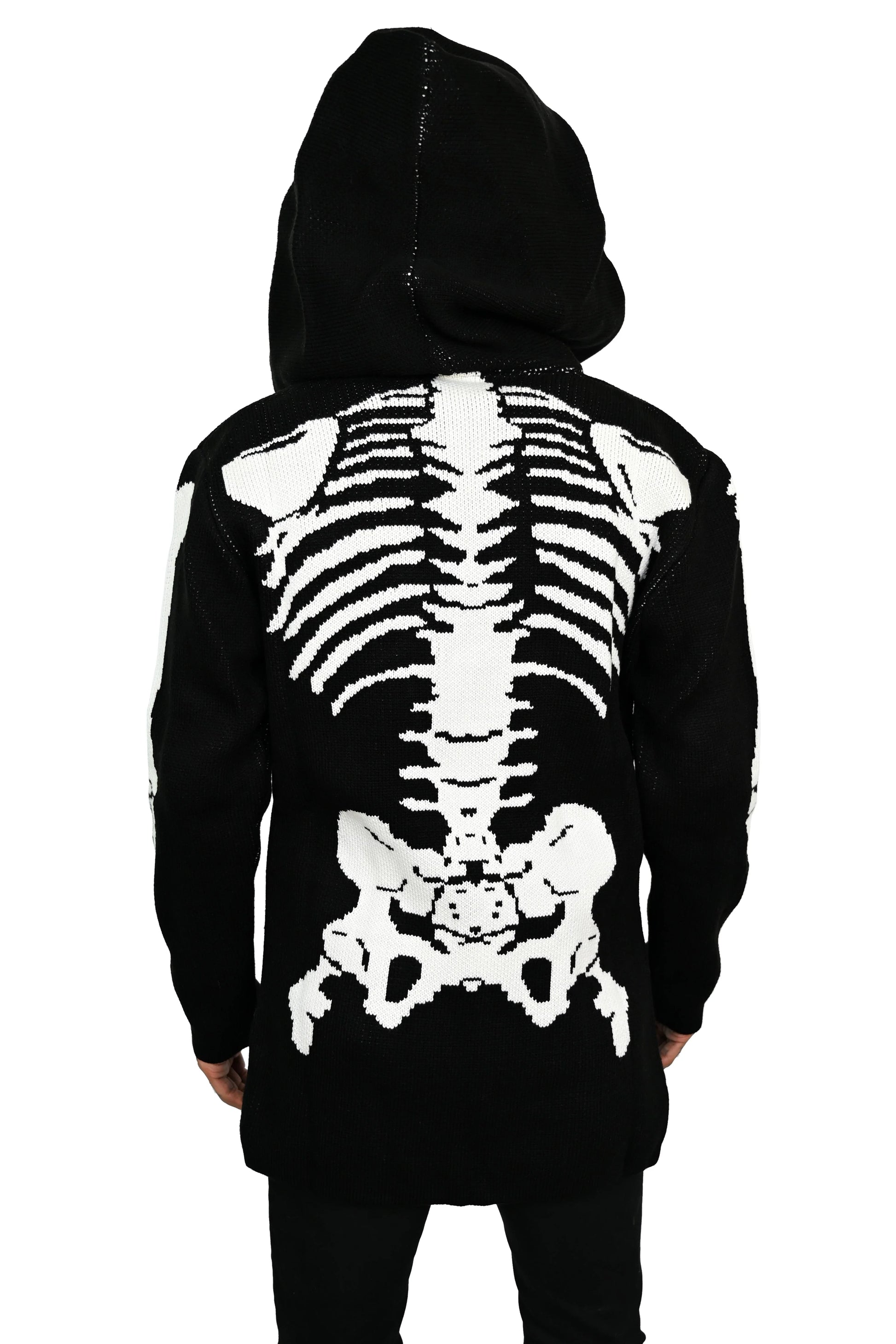 Skeleton Zip Up Hoodie - FOXBLOOD – RetroCrypt™ LLC Skeleton Zip Up Hoodie - FOXBLOOD – RetroCrypt™ LLC