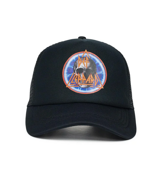 Def Leppard Adrenaline Trucker Hat - Navy Blue
