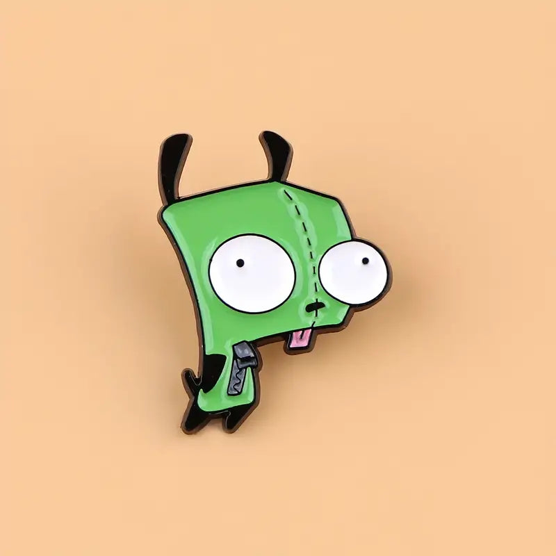 Invader Zim GIR Enamel Pin – RetroCrypt™ LLC