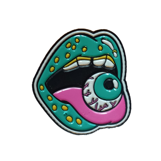 Eye Taste Trippy Enamel Pin
