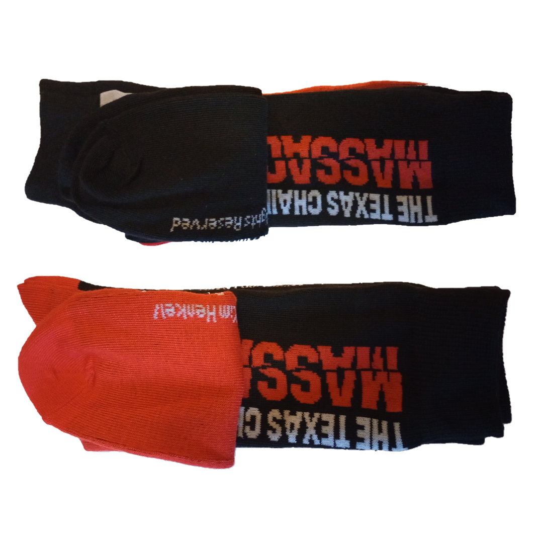 Texas Chainsaw Massacre Socks - 2 pair